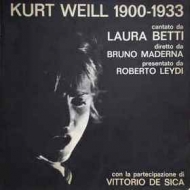 Betti Laura | Canta Kurt Weill 1900-1993